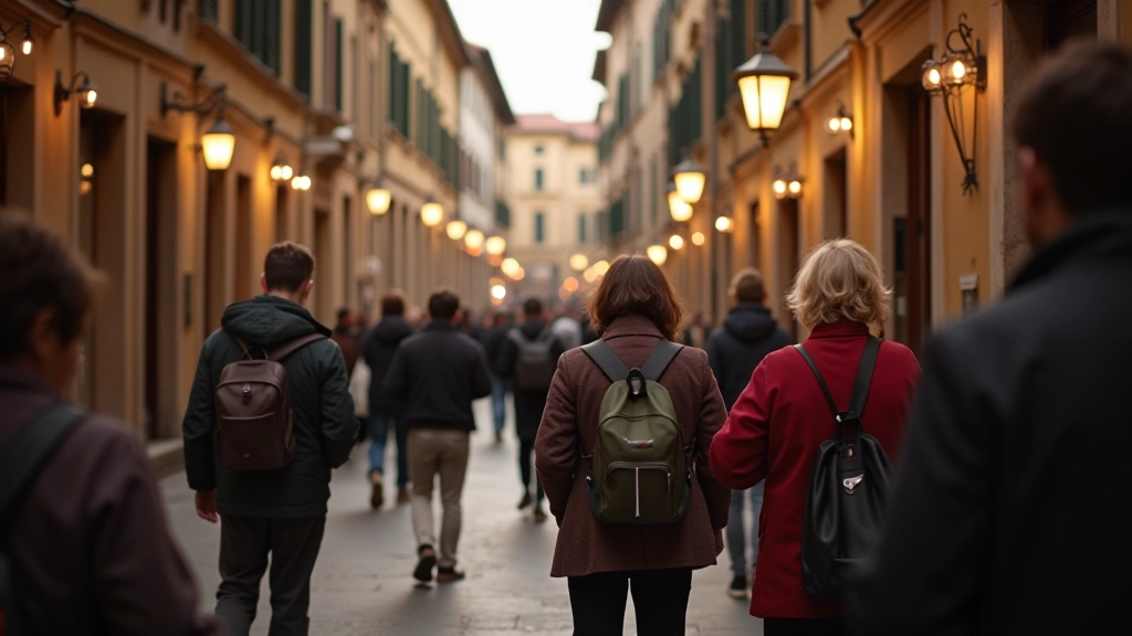 Festività culturale a Firenze con folla di persone