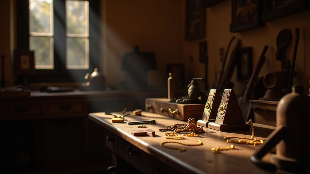 Bottega tradizionale dell'Oltrarno con bancone di lavoro in legno e attrezzi artigianali esposti sulle pareti
